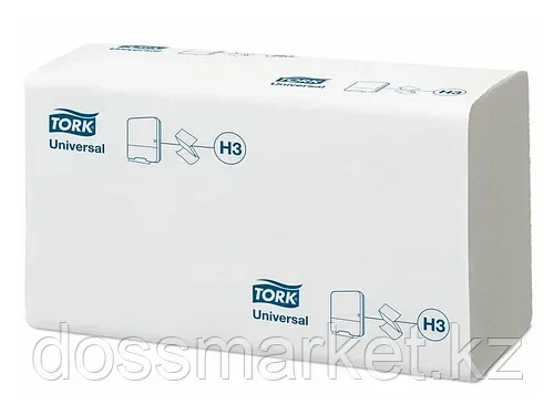 Полотенца бумажные Tork "Advanced Universal", 2-х слойные, 200 листов 23х23 см,  ZZ, белые Цена за 1 шт.
