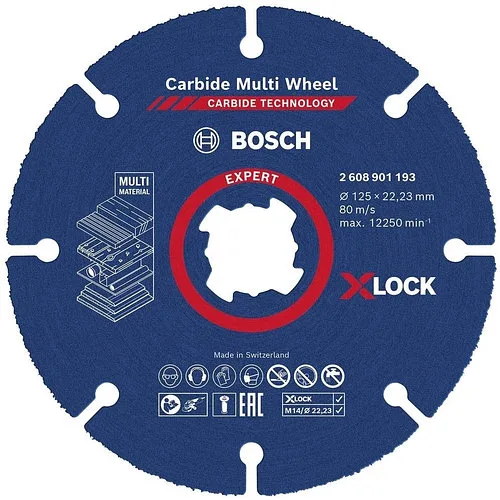 Bosch X-LOCK Отрезной круг по дереву для УШМ 125 мм Expert