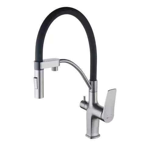 Смеситель для кухни с подключением к фильтру Lemark Bronx - LM3761GM