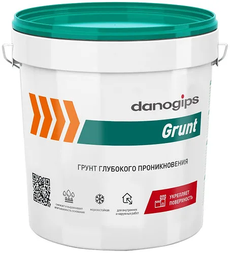DANOGIPS GRUNT грунтовка глубокого проникновения 10 л