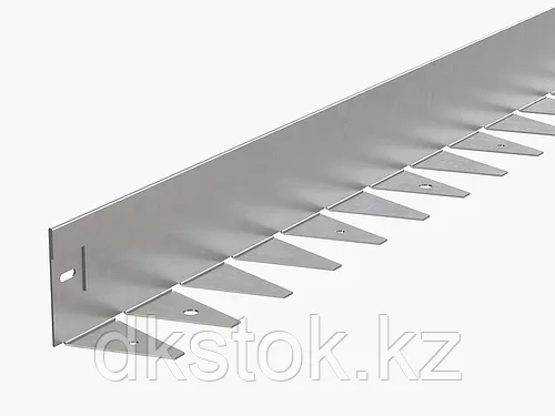 Металлический бордюр Zn 1200*80*70*1,5 компл. (высота 8 см + заклепка)