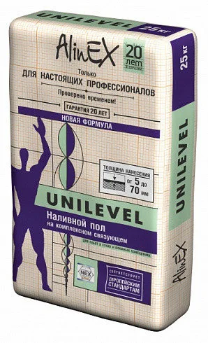 Наливной пол на комплексном связующем Unilevel 25 кг.
