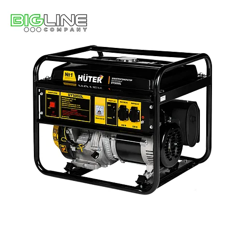 Электрогенератор DY5000L Huter