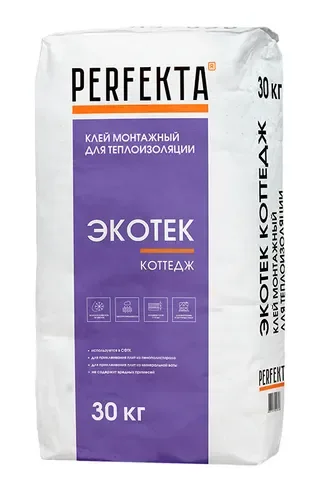 Клей монтажный для теплоизоляции Экотек Коттедж