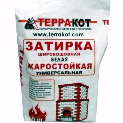 Затирка жаростойкая