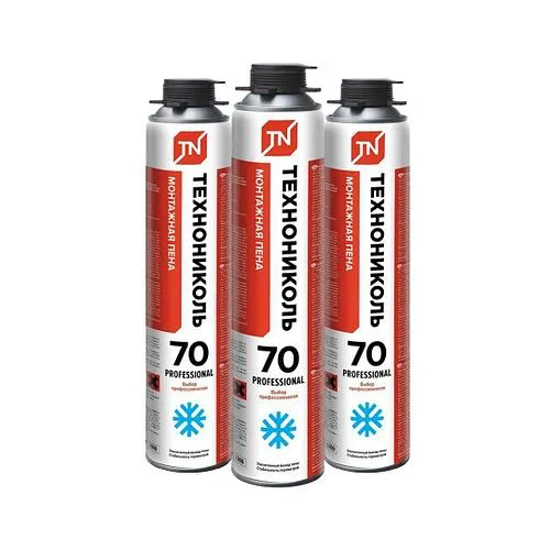 Монтажная пена ТЕХНОНИКОЛЬ 70 PROFESSIONAL зимняя