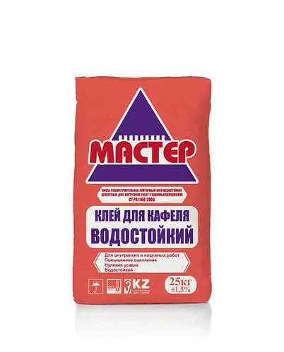 Клей для кафеля  ВОДОСТОЙКИЙ Мастер