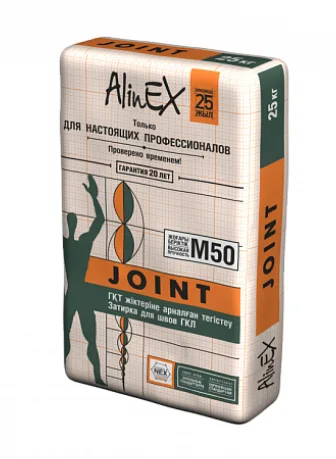 Затирка для швов ГКЛ AlinEX Joint 25 кг