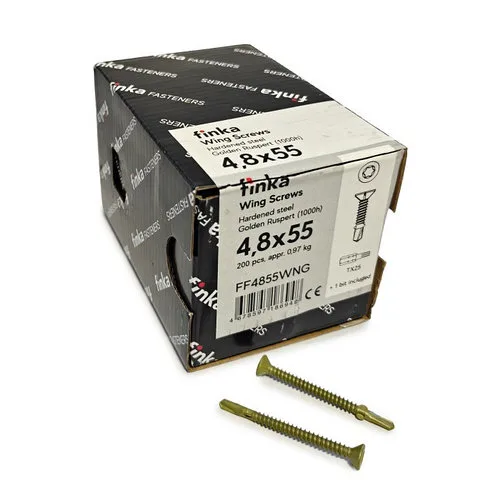 Шурупы (саморезы) флюгельные Finka Wing Screws 4,8x55 мм TX25 (200 шт)