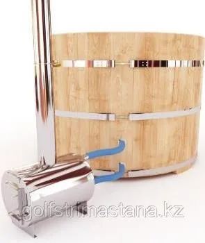 Фурако кедровая, Круглая, пластик, печь снаружи, Премиум в*д мм. 1200,