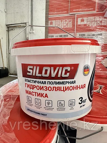 Silovic гидроизоляционная мастика 3 кг