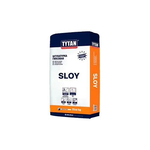 TYTAN SLOY гипсовая штукатурка, 25кг.