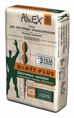 Финишная шпаклевка Алина Глатт Плюс