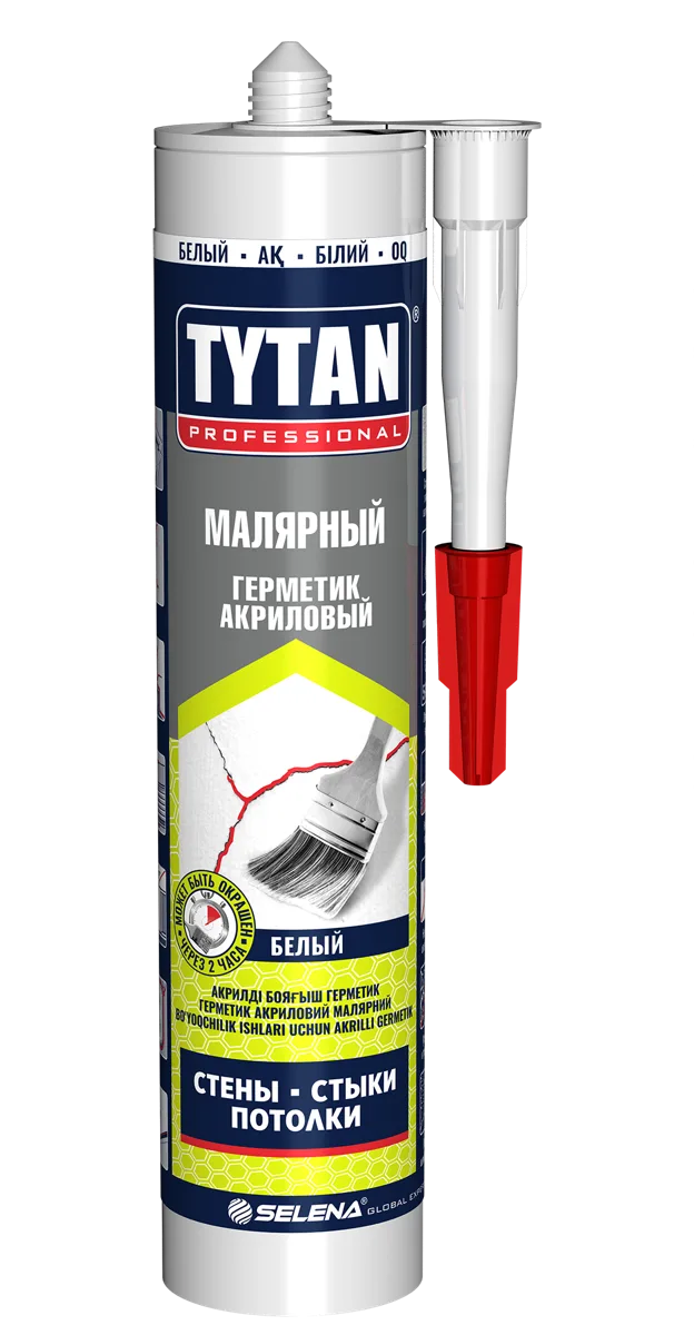 TYTAN герметик акриловый малярный 280 мл, белый
