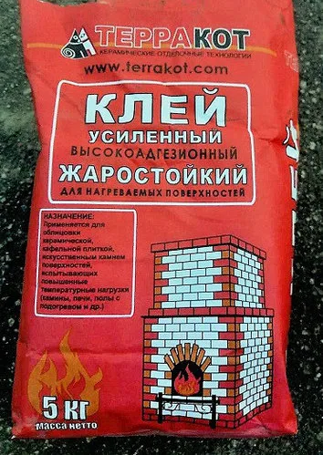 Клей жаростойкий усиленный «Терракот», 5 кг