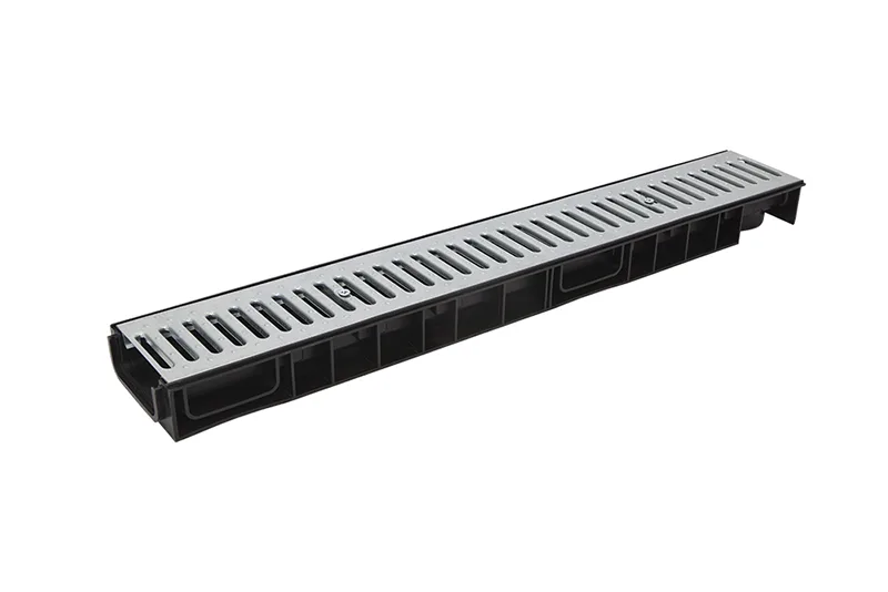 Лоток Ecoteck STANDART 100.65 h69 с решеткой стальной, кл.А15