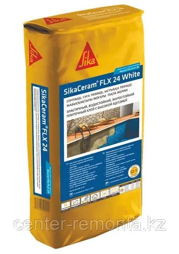 Клей для кафеля SikaCeram FLX 24 (MasterTile FLX 24) White  Белый 25 кг
