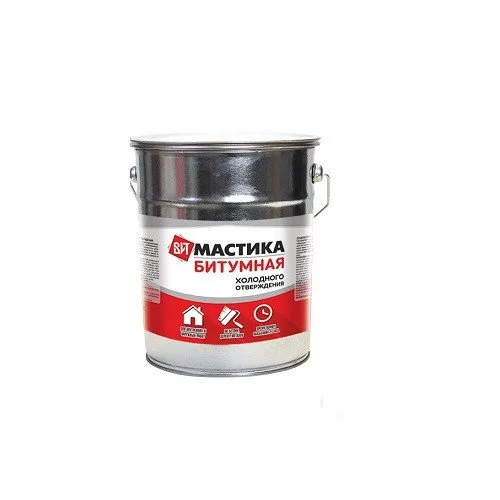 Мастика битумная для наружных работ  16 кг, 375 000 тг за 500 кг