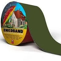 Лента самоклеящаяся герметизирующая NICOBAND, зеленая, 0,15х10 м/ ТЕХНОНИКОЛЬ