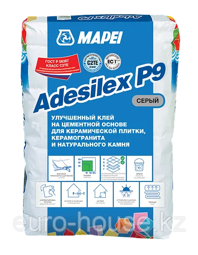 Клей ADESILEX P9 (СЕРЫЙ) 25 кг