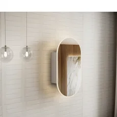 Зеркало-шкаф с подсветкой Minotti Luna