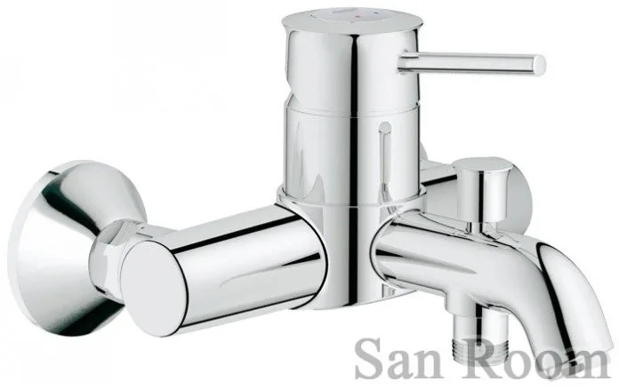Смеситель для ванны GROHE BauClassic, хром 32865000
