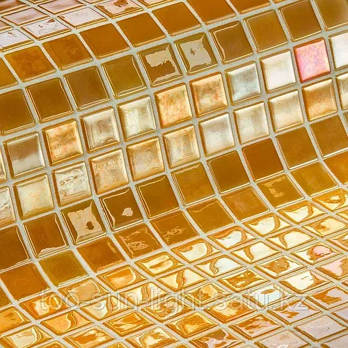 Мозаика стеклянная однотонная Ezarri Metal Aurum