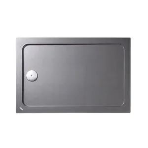 Склад 3 варианта Поддон Jacob Delafon Flight Safe Couleur 140 x 80 см, матовый антрацит, E62453-F-M53, с антискользящим покрытием