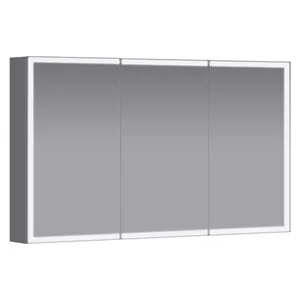 Зеркальный шкаф Jacob Delafon Parallel EB2291-NF, 120 см, LED подсветка, инфракрасный выключатель, цвет белый