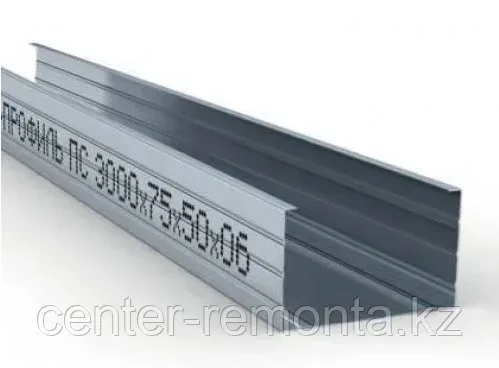 Профиль стоечный 0.6 мм 75*40*3000 мм