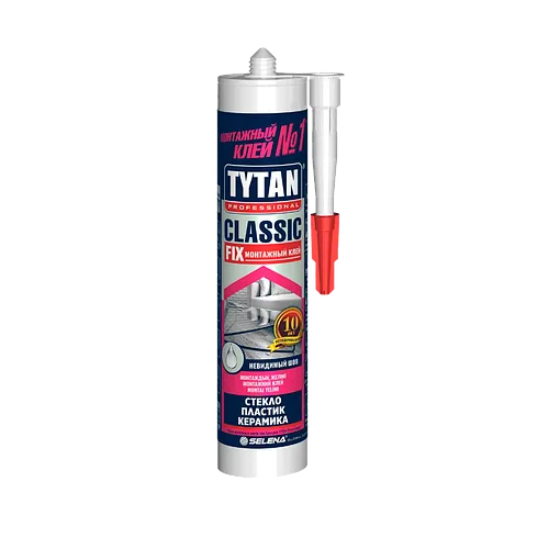 TYTAN CLASSIC FIX клей монтажный бесцветный, 310мл.