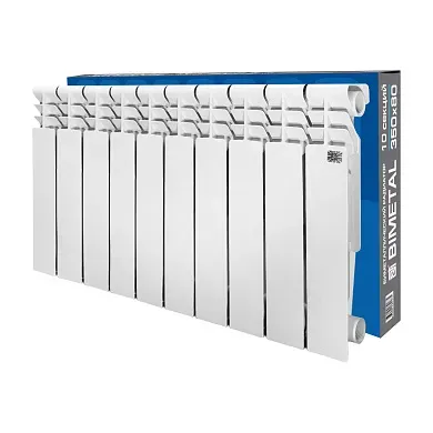 Радиатор биметаллический 350x80 (1 секция) BIMETAL STI