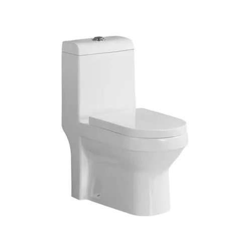 Унитаз монолитный SANITECO SA-5598 белый 710X370X790