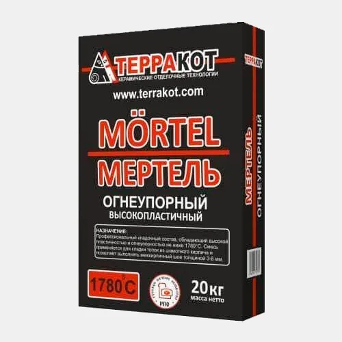 Смесь кладочная огнеупорная Мертель