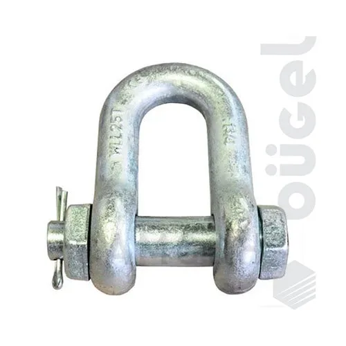 Скоба прямая DIN G2150 болт, гайка
