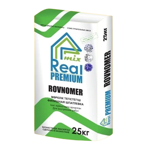 Шпатлевка Чистовик Real Mix Premium Rovnomer финишная 25 кг