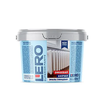 LERO ЭМАЛЬ УНИВЕРСАЛЬНАЯ АКРИЛОВАЯ ГЛЯНЦЕВАЯ 2L