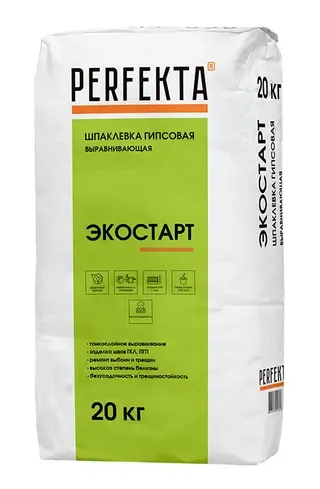 Шпаклевка гипсовая выравнивающая Экостарт