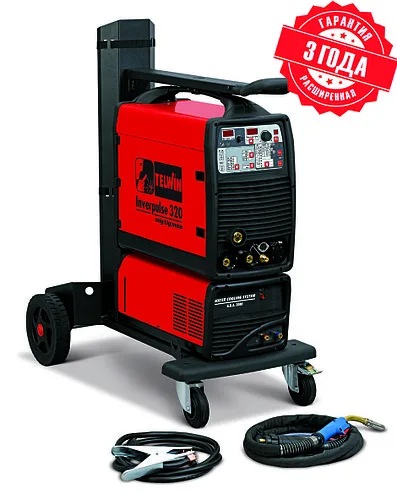 Сварочный полуавтомат INVERPULSE 320 MIG/TIG/MMA 400V AQUA (815336)