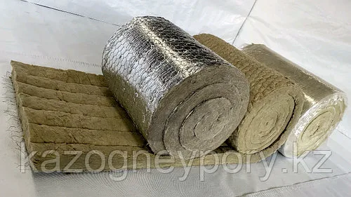 Маты минераловатные прошивные МП (МС)-100 с обкладкой на металлической сетке