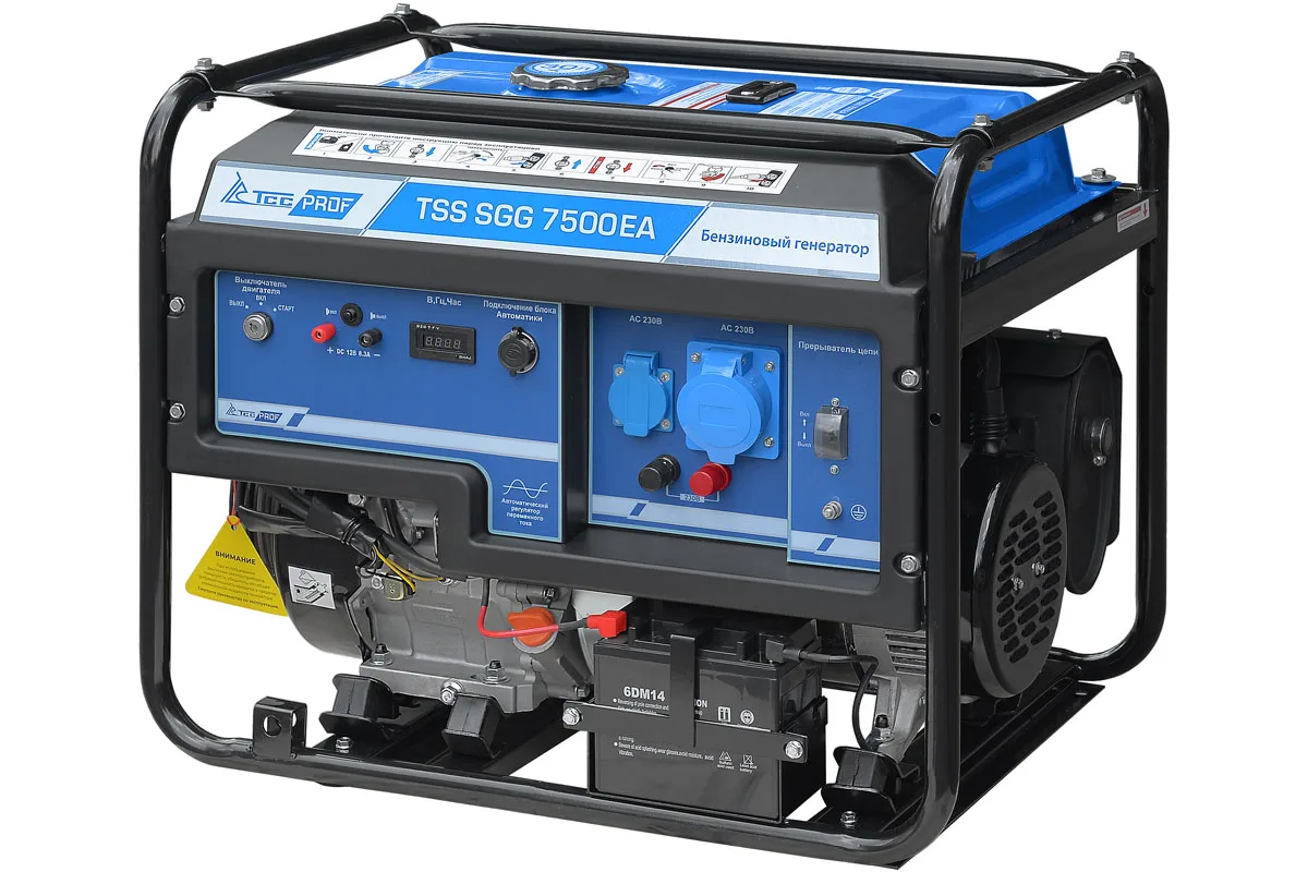 Бензиновый генератор ТСС SGG 7500 EA