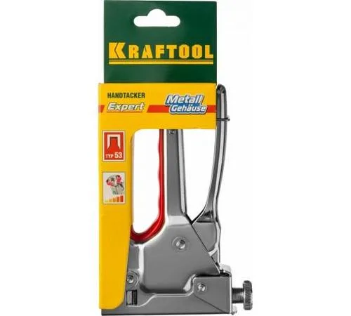 Стальной компактный степлер тип 53(4-14мм), KRAFTOOL Expert-53