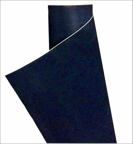 Пленка цветная (вельвет синий) 1,35*15