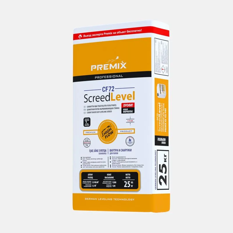 Premix CF72 Level легковыравнивающаяся стяжка для пола