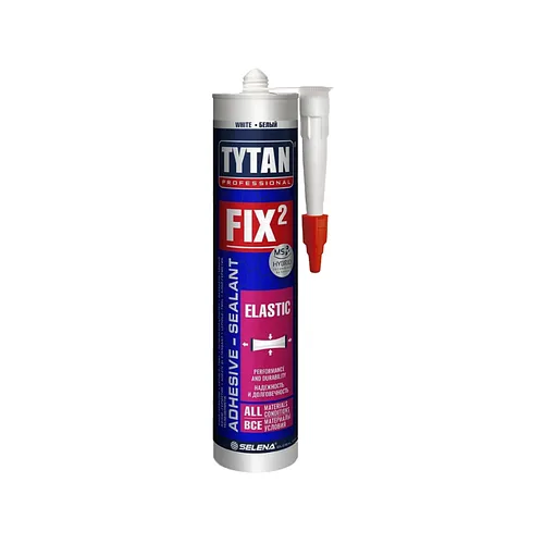TYTAN FIX 2, ELASTIC клей-герметик монтажный, белый 290мл.