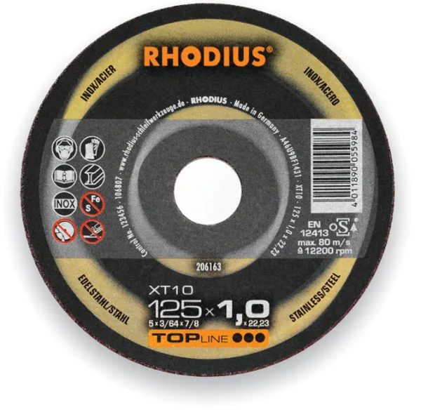Диск абразивный по металлу XTK8 // Rhodius Артикул: 206683