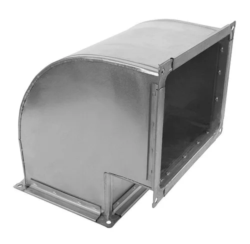 Отвод 90° из оцинкованной стали толщ.1,0мм, ГОСТ14918-80, 800×2000