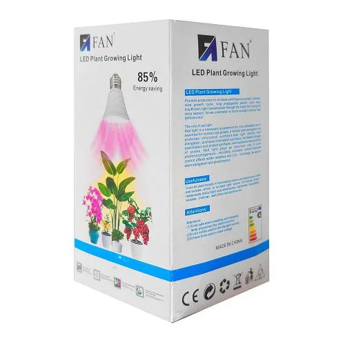 LED-лампа Е27 10W для светильников и потолочных систем, 10 Вт, фитолампа
