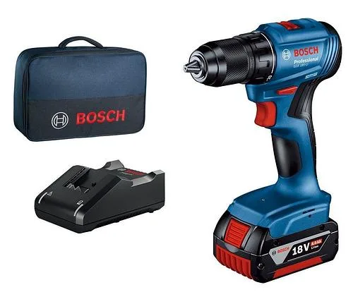 BOSCH GSR 185-LI Аккумуляторная дрель-шуруповерт с бесщеточным двигателем с 1 аккумулятором 4.0 Ач