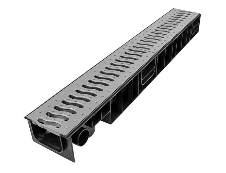 Лоток Ecoteck STANDART 100.95 h99 с решеткой пластиковой, кл.А15